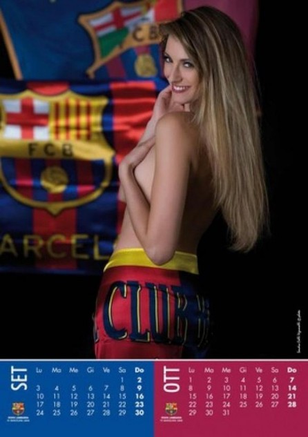 El calendario caliente de las chicas del Barcelona