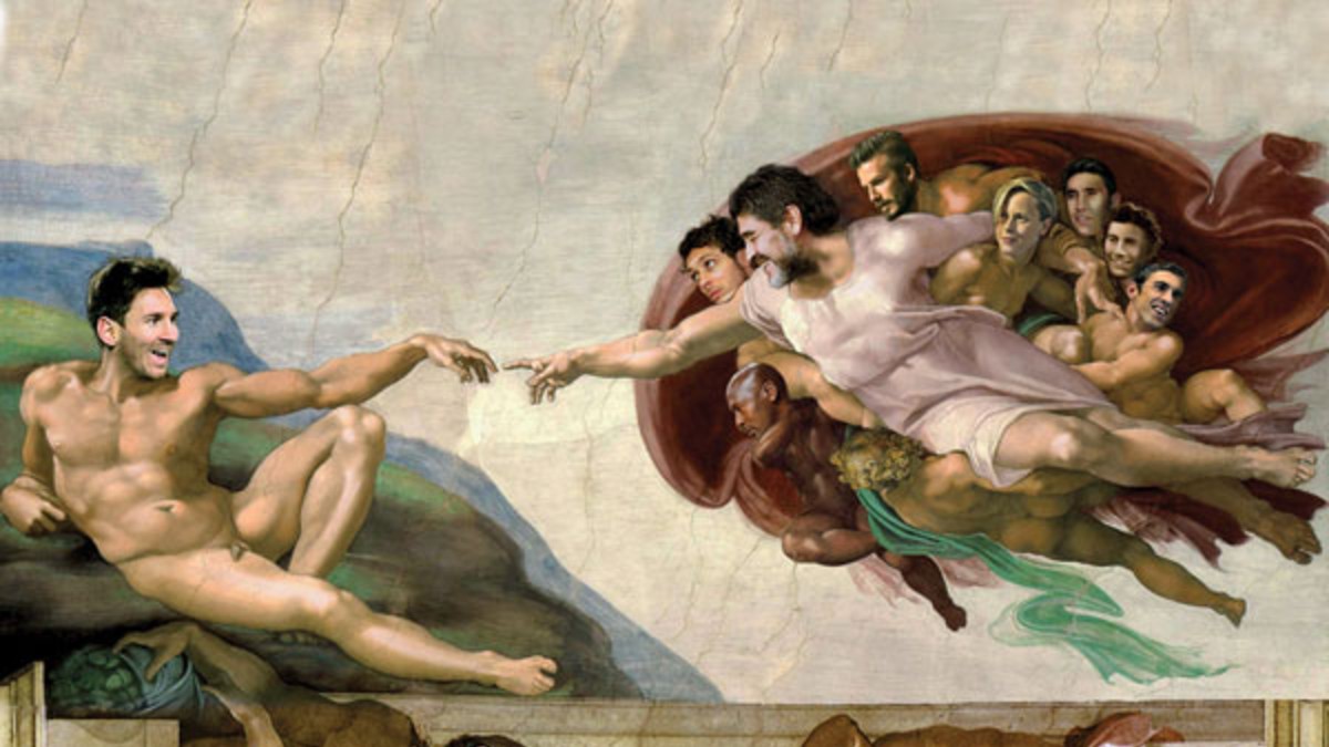 En el día del juicio final Diego es Dios y Messi, Adán