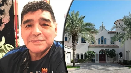 Playa privada y siete baños: ponen en alquiler la lujosa mansión de Maradona en Dubái