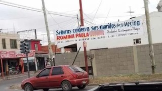 "Señoras, cuiden a sus maridos": el pasacalles que apareció en Quilmes
