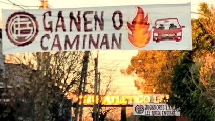 "Ganen o caminan": la amenaza a los jugadores de Lanús