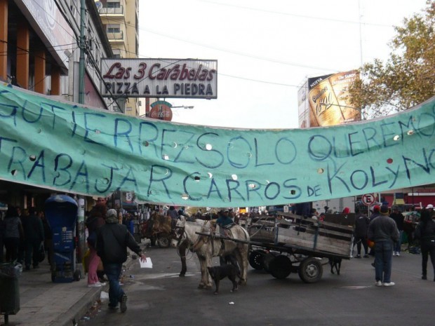 Coparon Quilmes con cientos de carritos y consiguieron una tregua