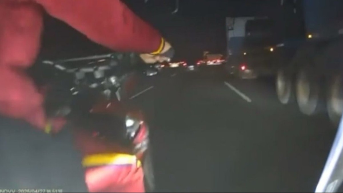 Motochorros en la Panamericana: dos delincuentes armados intentaron robarle la moto BMW a un ingeniero
