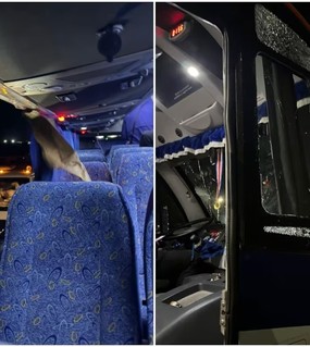 “No murió nadie de suerte”: atacaron a piedrazos a un micro con hinchas de Boca cuando salía de Chile