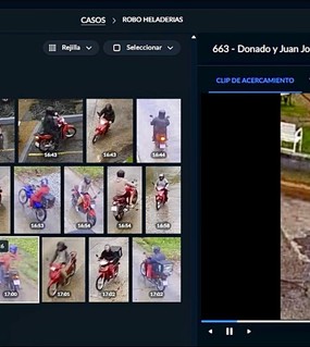 Solo sabían el color de la moto del ladrón y la inteligencia artificial los llevó hasta la puerta de su casa