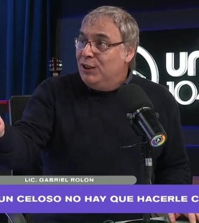Rolón: “A un celoso no hay que hacerle caso nunca”