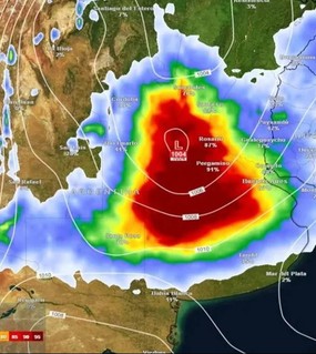 Se terminan los días cálidos y llega el frío polar: ciclogénesis y alerta por tormentas