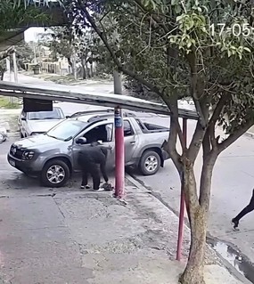 Enfrentó a tres menores que intentaron robarle la camioneta y le pegaron un tiro
