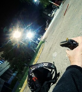 Falsos pasajeros emboscaron a un chofer de DiDi moto y se defendió a los tiros 
