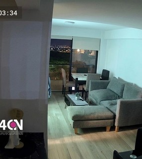 Entraron a un departamento sin forzar la puerta y una cámara los estaba grabando mientras robaban 