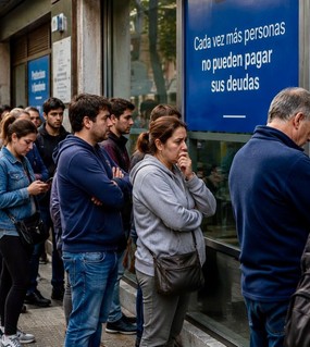 Récord de morosidad: más de 5 millones de argentinos tienen deudas y el 40% son jóvenes