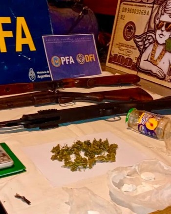 Manejaban dos bunkers de drogas y les encontraron cocaína, pasta base y ketamina 