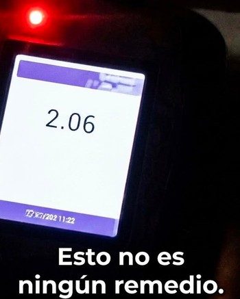 "Tomé un remedio": manejaba con 2,06 de alcohol en sangre y deberá pagar una multa de 5 millones