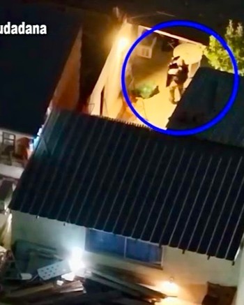 Lo grabaron tomando cocaína y vendiendo droga en la calle: un drone fue clave para detenerlo 