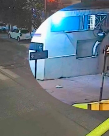 "Hombre Araña" trepó para robar un aire acondicionado, arrancó los caños de cobre y fue detenido