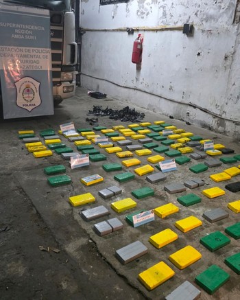 Intentaron traficar 143 kilos de cocaína desde Jujuy escondidos en el tanque de un camión