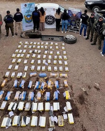 Viajaban de Salta a Buenos Aires con casi 200 kilos de cocaína y los descubrieron: 7 detenidos 