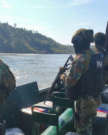 Una lancha cruzó desde Paraguay con 573 kilos de marihuana: Prefectura incautó la droga valuada en 2165 millones de pesos