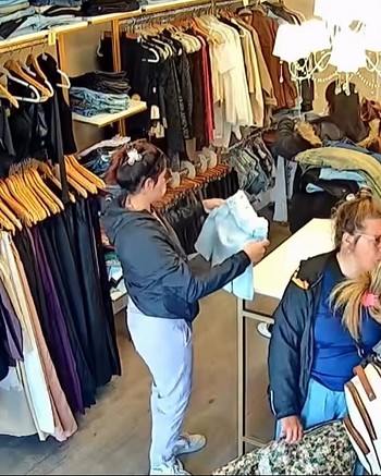 Se hacían pasar por clientas y vaciaron un perchero: 4 “mecheras” robaron más de un millón en ropa