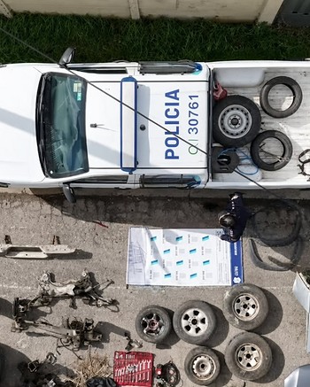 Robaron una camioneta y se la llevaron por la ruta 226: desguazaban autos para vender las piezas