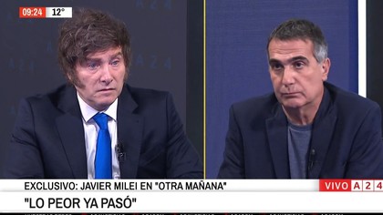 "Lo peor ya pasó": Milei habló de una “consagración histórica” y dijo que son “el primer Gobierno que le devuelve dinero a la gente”