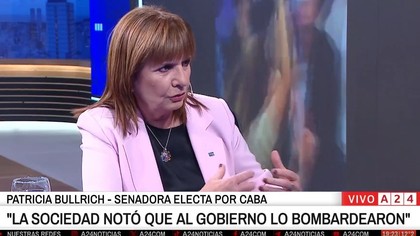 "Al Gobierno lo bombardearon mucho, la gente lo vio": Patricia Bullrich acusó a la oposición de "generar inestabilidad e incertidumbre"