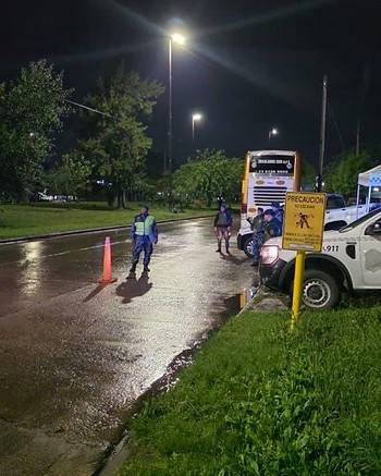 Ocho horas de controles: identificaron a 2.100 personas en 14 puntos estratégicos