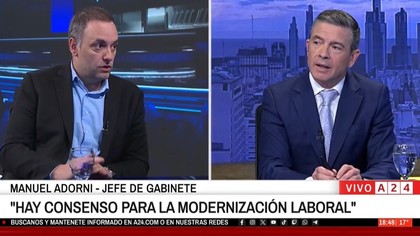 "¿Quién puede estar a favor de que sigan existiendo un 45% o 50% de informales?": Adorni habló de la modernización laboral y el consenso con los gobernadores